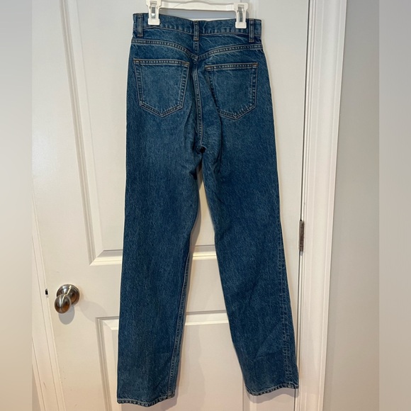 Cynthia High Rise Straight Long Jeans - Picture 4 of 4